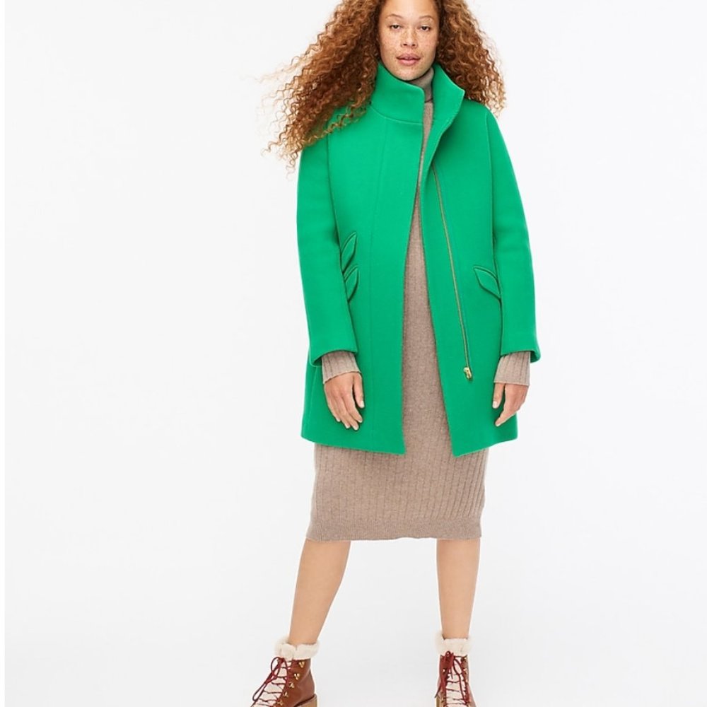 J.Crew Cocoon coat in Italian stadium-cloth wool - Picture 3 of 8